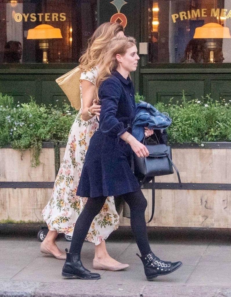 Princess Beatrice arrived at The Princess Royal pub in Notting HIll