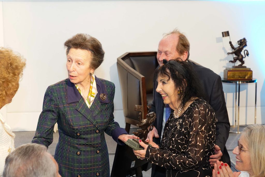 Princess Anne handing out awards at the Great London Scott Awards ceremony