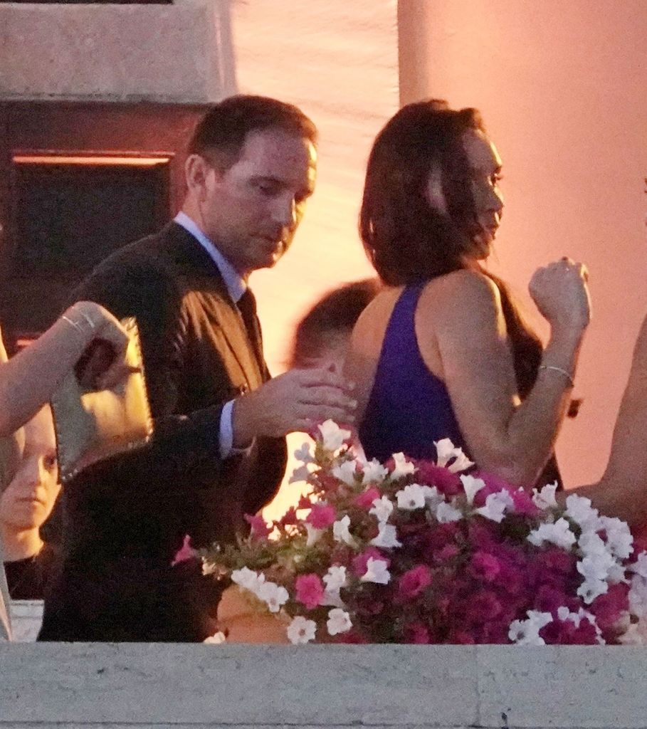 Christine and Frank Lampard were among the guests at former England footballer Ashley Cole's wedding