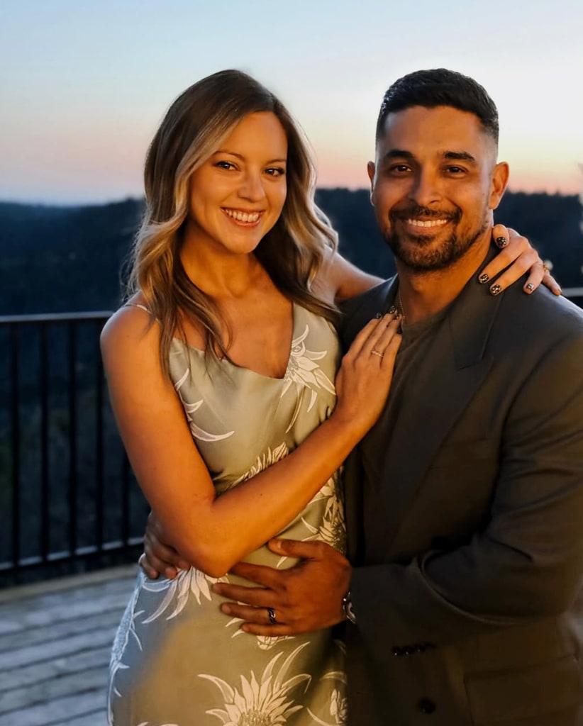 Wilmer Valderrama et sa fiancée Amanda Pacheco, avec qui il partage deux enfants avec
