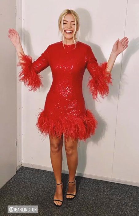 holly willoughby red