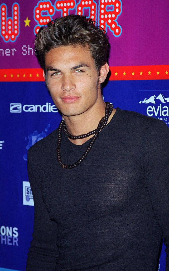 Jason Momoa in a black t-shirt 