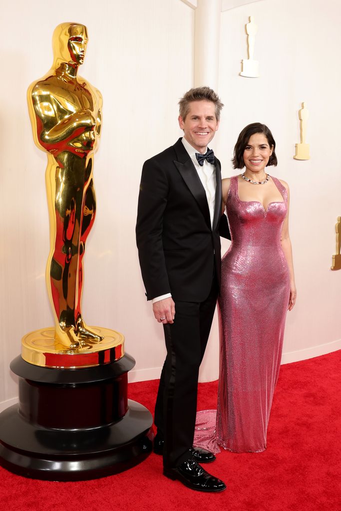  Ryan Piers Williams and America Ferrera attend the 96th Annual Academy Awards 