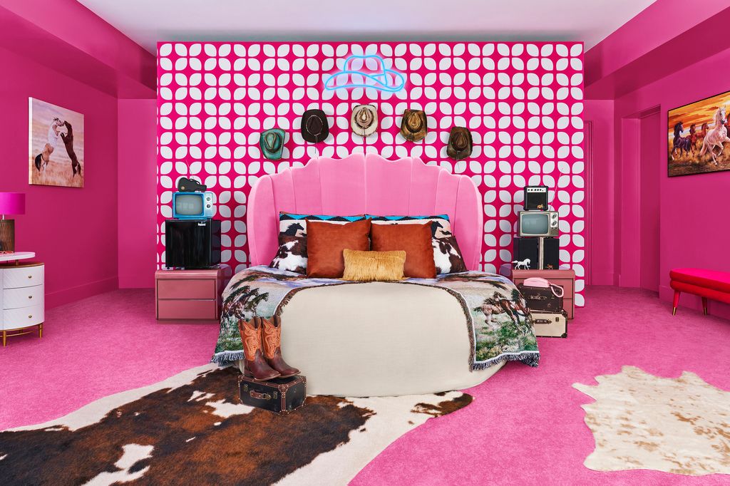 The Ken-ified bedroom in Barbie's DreamHouse