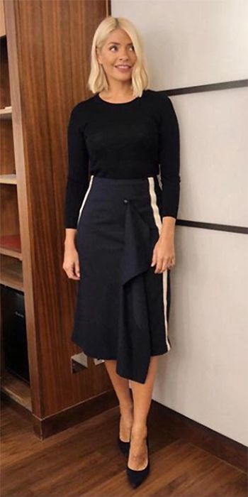 Need a pencil skirt for work? Holly Willoughby wore the ideal style on ...