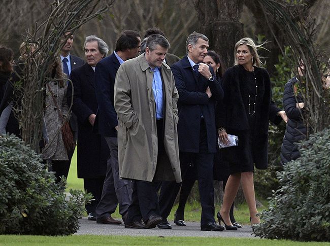 queen maxima attends father funeral