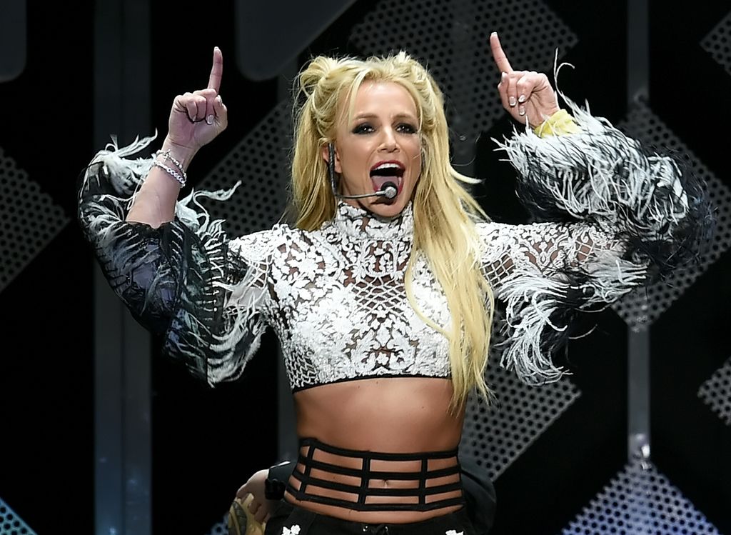 Britney Spears performs onstage during 102.7 KIIS FM's Jingle Ball 2016 presented by Capital One at Staples Center