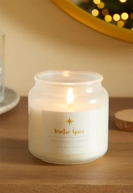 dunelm winter spice christmas candle
