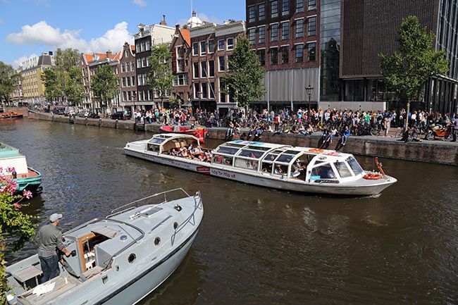 Anne Frank House canalboat tour