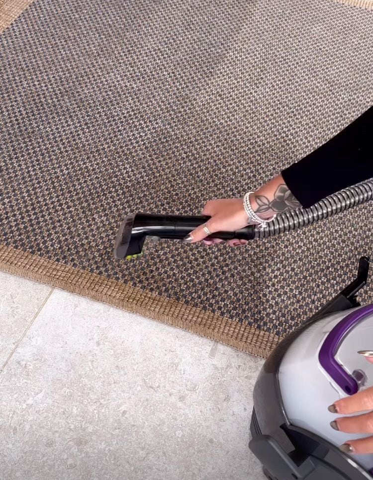 Mrs Hinch cleans her carpet with Bissell pet Pro