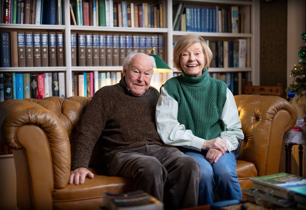 Timothy West with his wife Prunella Scales, at home in South London.