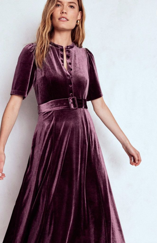 Boden Kate velvet dress
