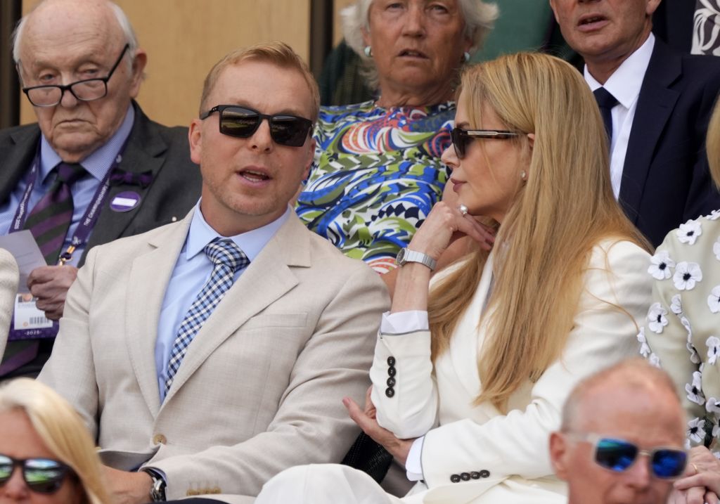 Sir Chris Hoy speaking with Nicole Kidman