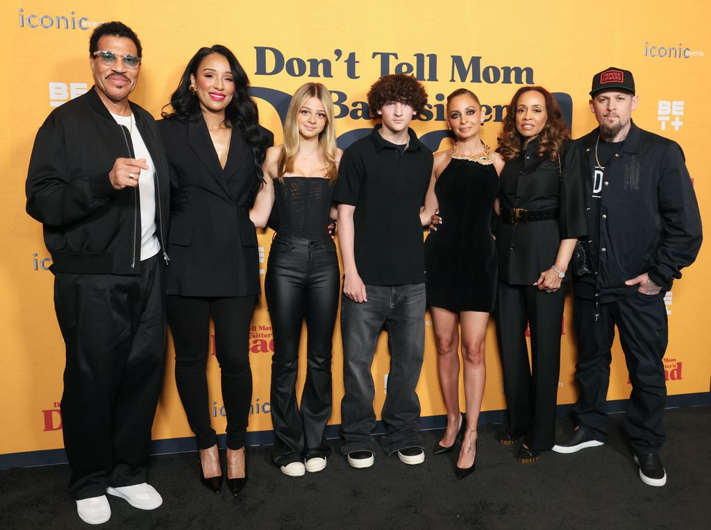 Nicole Richie and her family made a rare appearance all together with dad Lionel and her kids