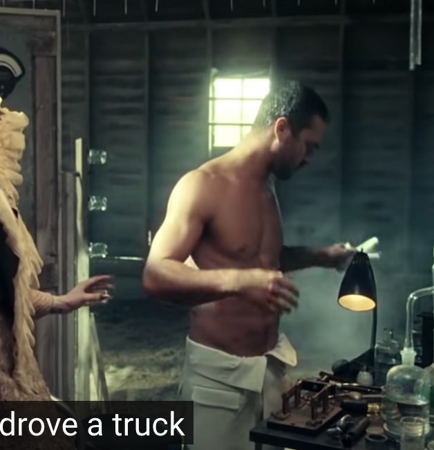 Taylor Kinney in Lady Gaga's music video 