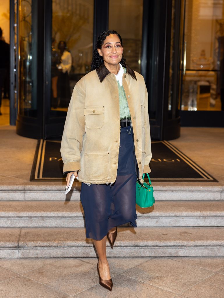 Tracee Ellis Ross is seen during the Milan Fashion Week