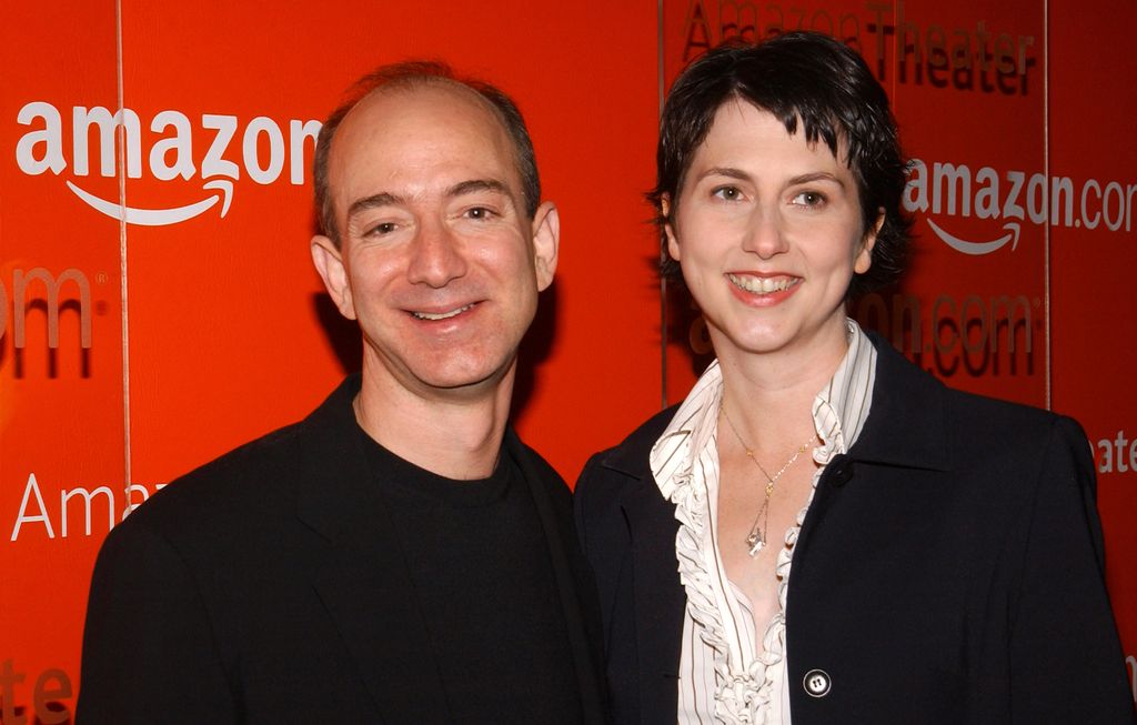 Jeff Bezos and Mackenzie Scott