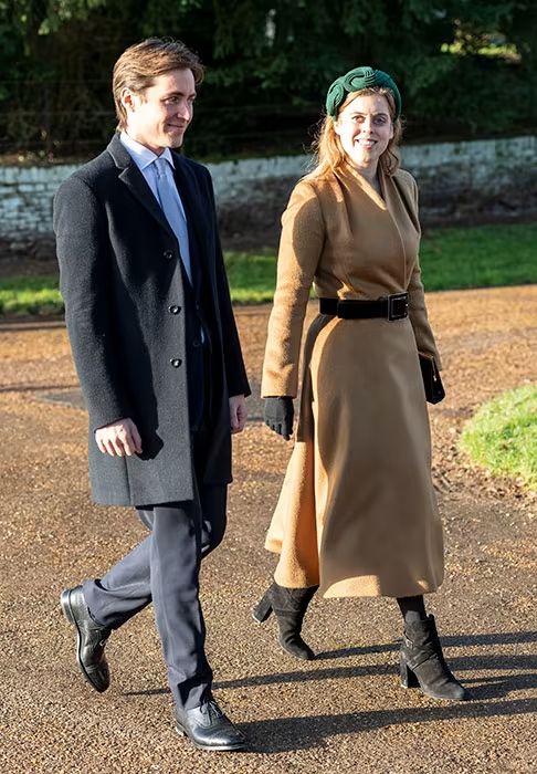 Edoardo Mapelli Mozzi joins fiancee Princess Beatrice at Christmas 2019