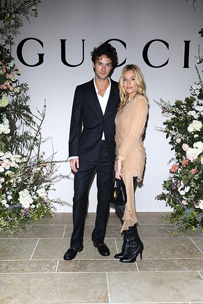 oli green and sienna miller at gucci dinner