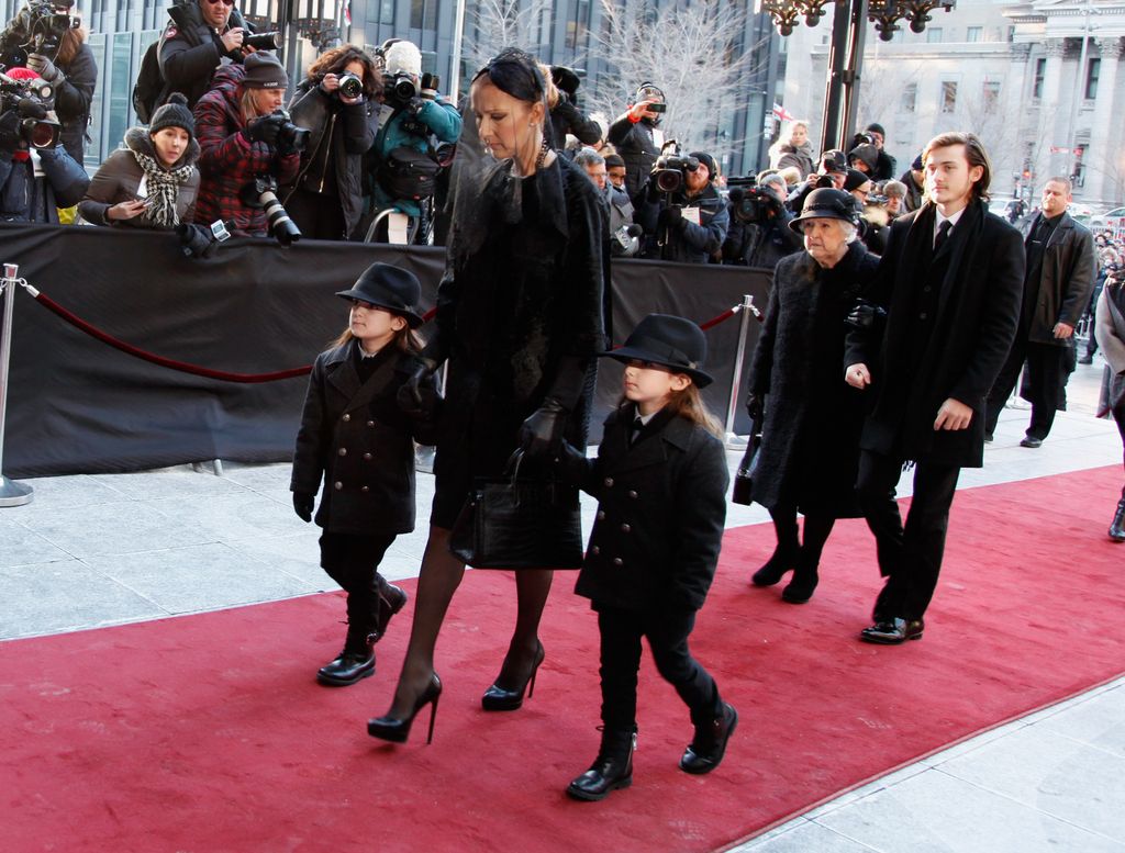 The funeral of Celine Dion's husband René Angélil