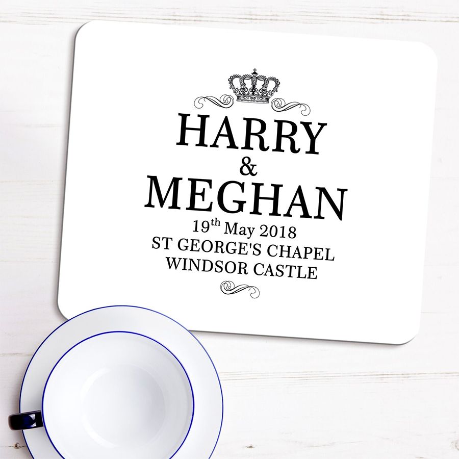 prince harry meghan markle placemat