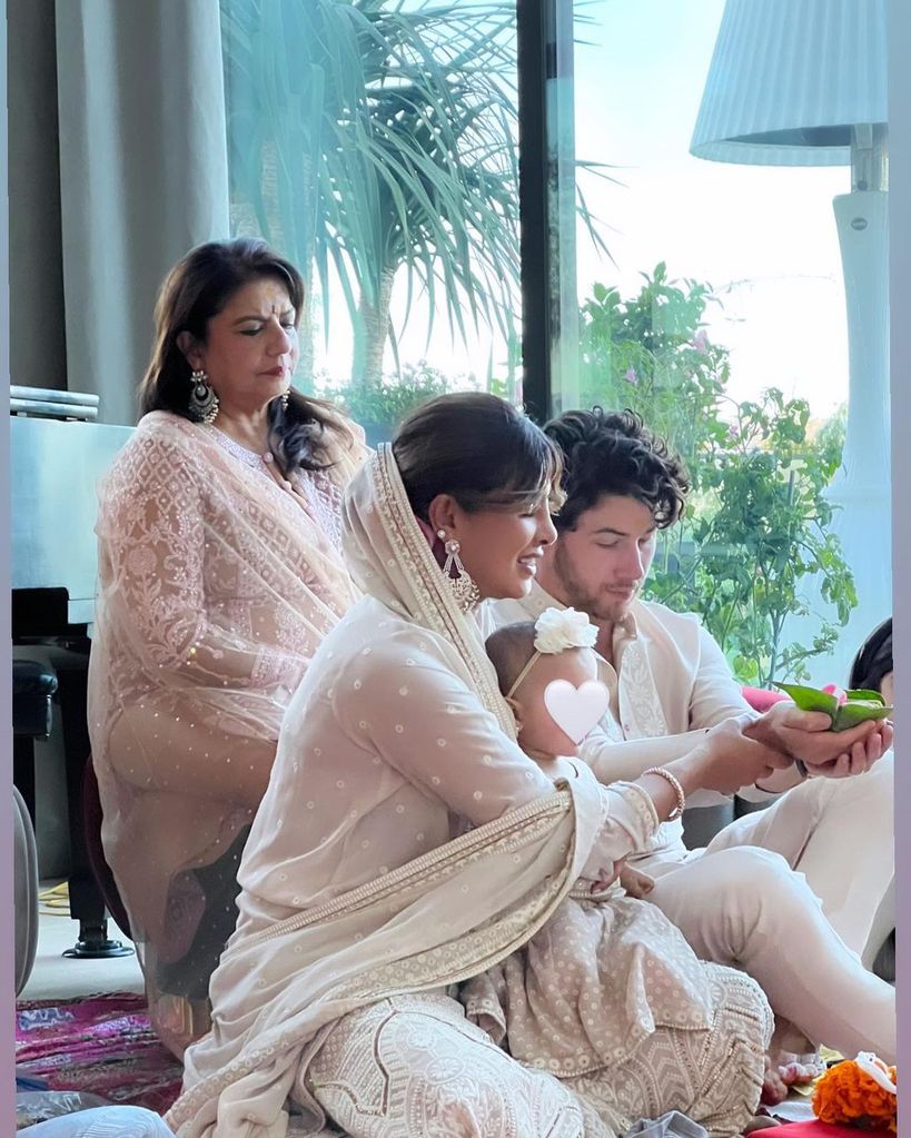 Priyanka Chopra Jonas and Nick Jonas mark Malti Marie's first Diwali