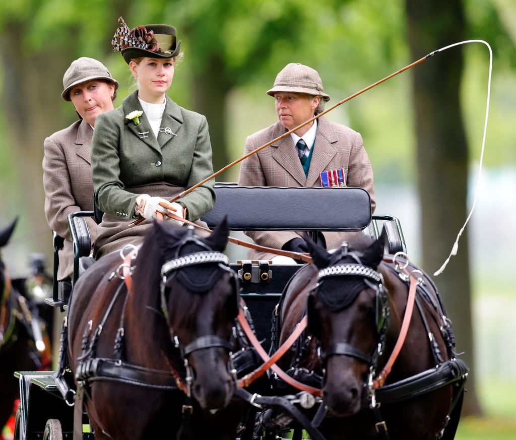 Lady Louise Windsor carriage driving in 2022