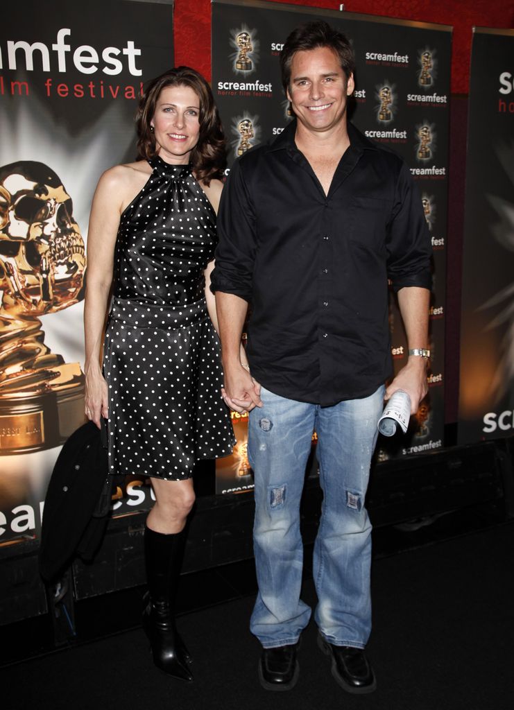 Lisa Fuller and husband Dan Gauthier attend the "Forget Me Not" Premiere at Mann Chinese 6 on October 22, 2009 in Los Angeles, California. (Photo by Jean Baptiste Lacroix/WireImage)