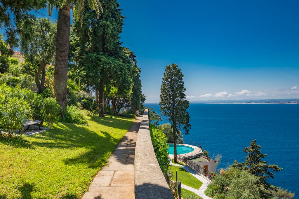 Exterior shot of Sean Connery's villa in France overlooking Riviera