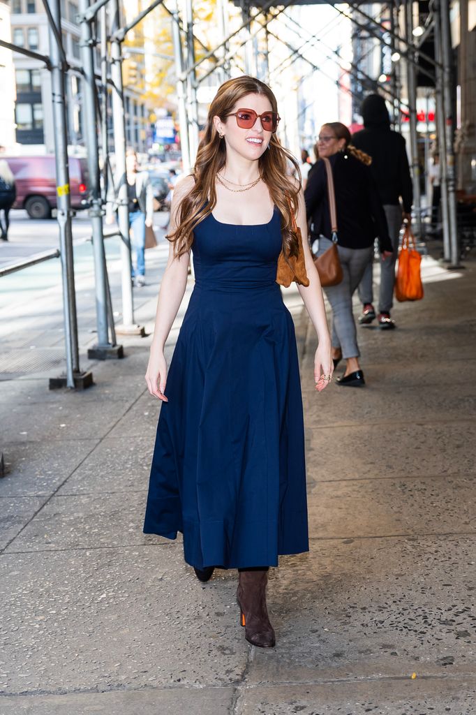 Anna looked radiant in the New York sun 