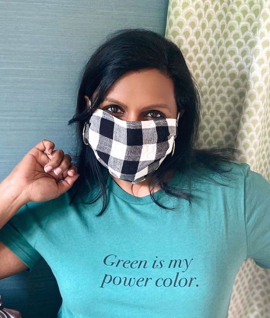 mindy kaling face mask covering