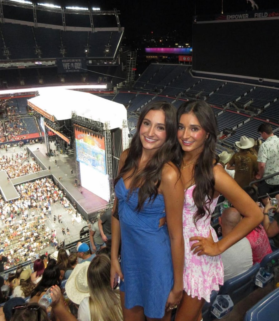 Photo of Athena and Alexandra Conley, who starred as Emma, Rachel and and Ross' baby on friends, for season 9
