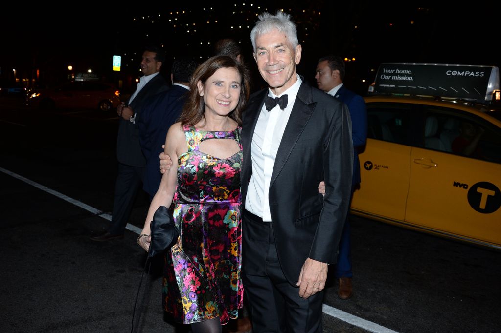 Nicole Flender and Marc Chalamet attend Netflix Hosts The After Party For The Premiere Of "The King" at The Box on October 1, 2019 in New York City