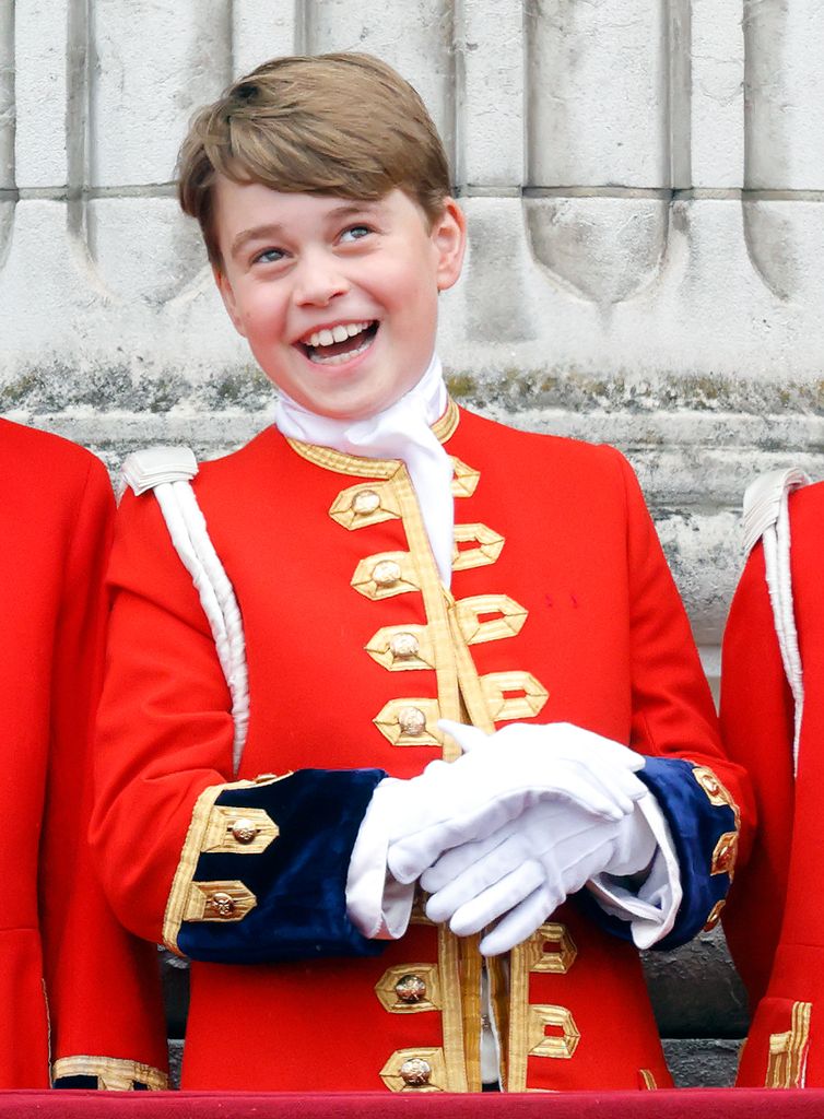 Prince George as Page of Honour at coronation