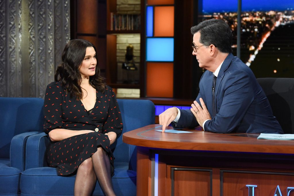Rachel on The Late Show with Stephen Colbert 