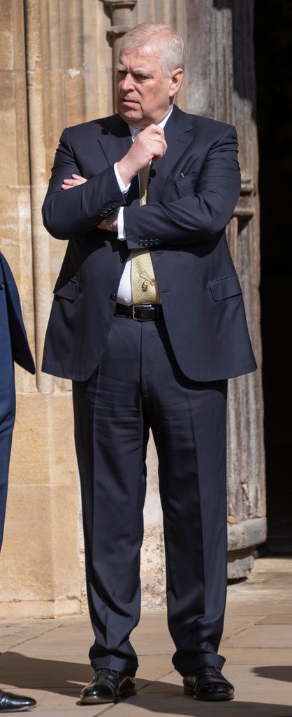 It's Prince Andrew's first appearance alongside the royal family in months