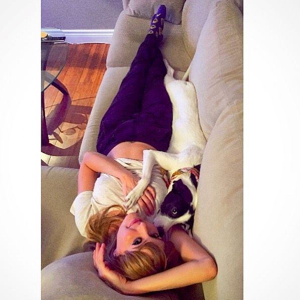 Jenny Wade and her dog