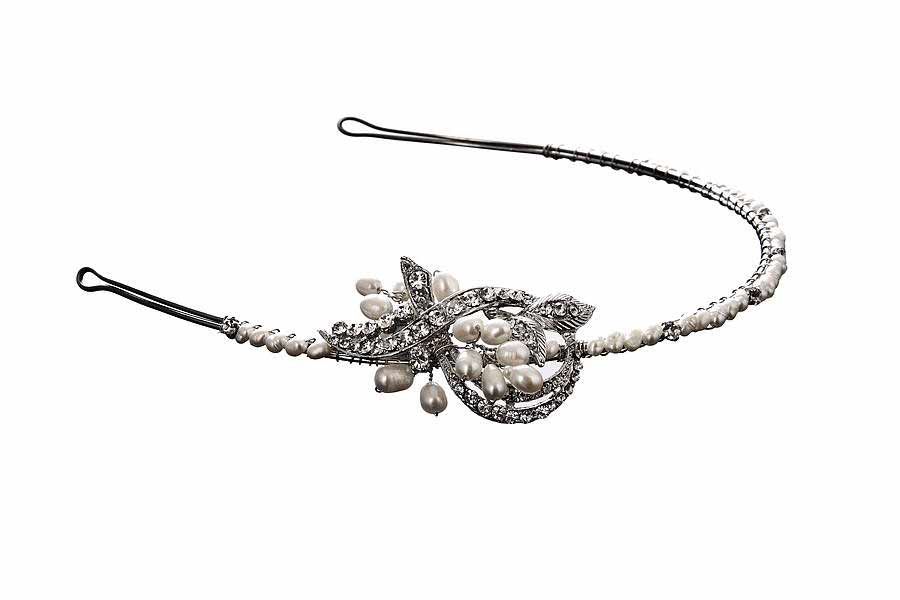 queens and bowl freshwater knot tiara