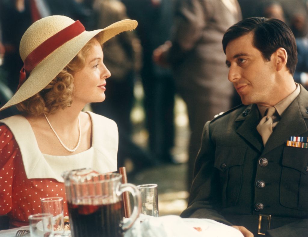 Diane Keaton and Al Pacino in The Godfather 1972