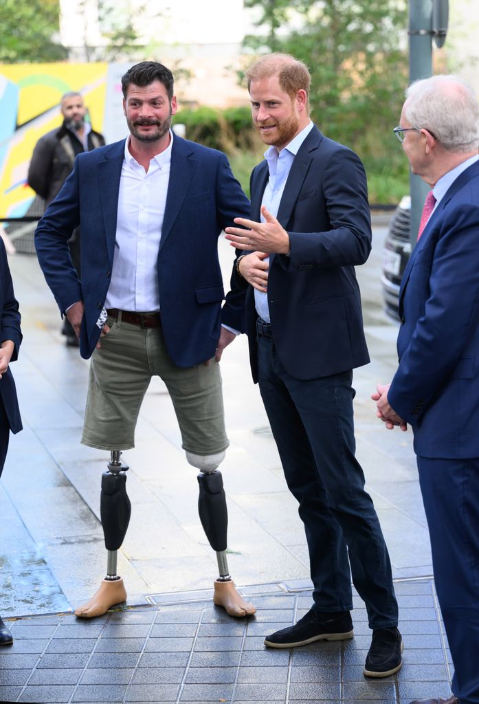 Harry was reunited with Dave Henson