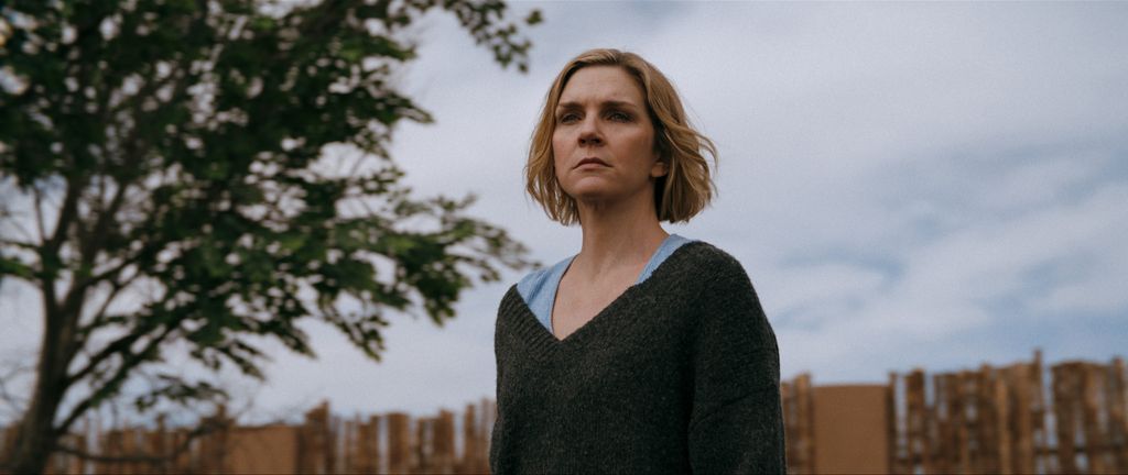 Rhea Seehorn in "Pluribus," premiering 07 November 2025 on Apple TV+.
