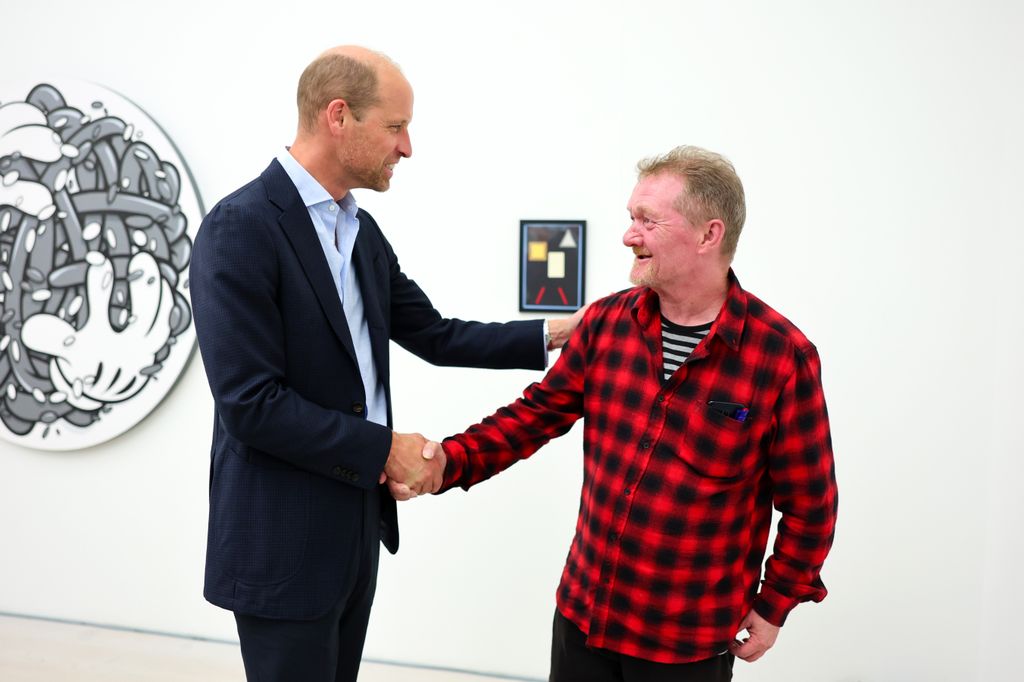 Prince William and Dave Martin