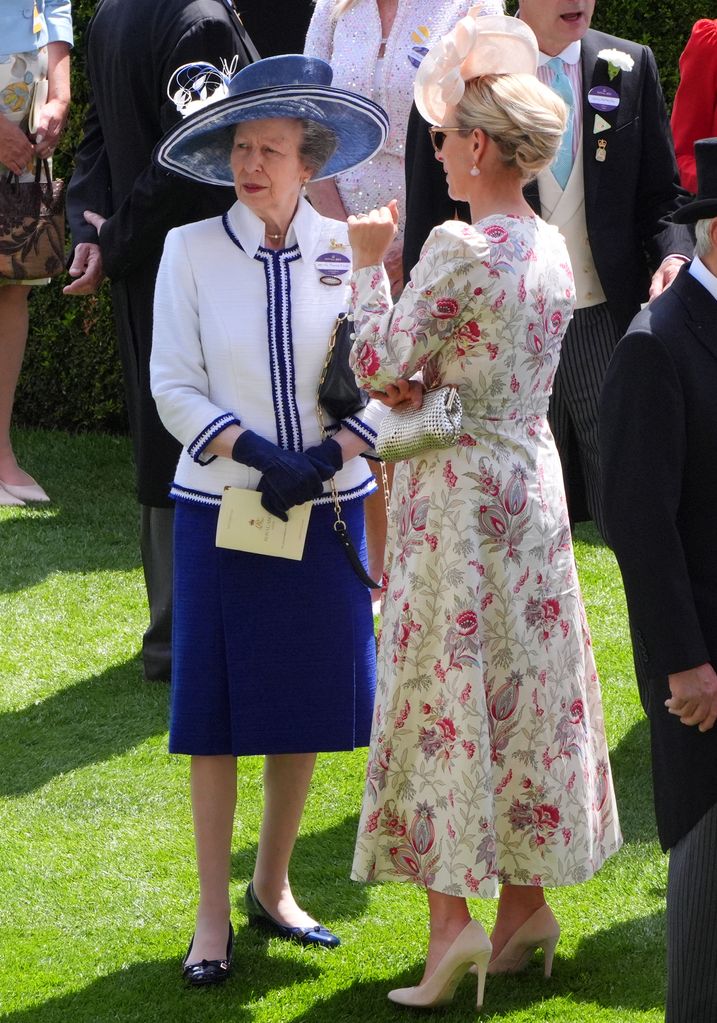 Princess Anne and Zara Tindall attend Royal Ascot