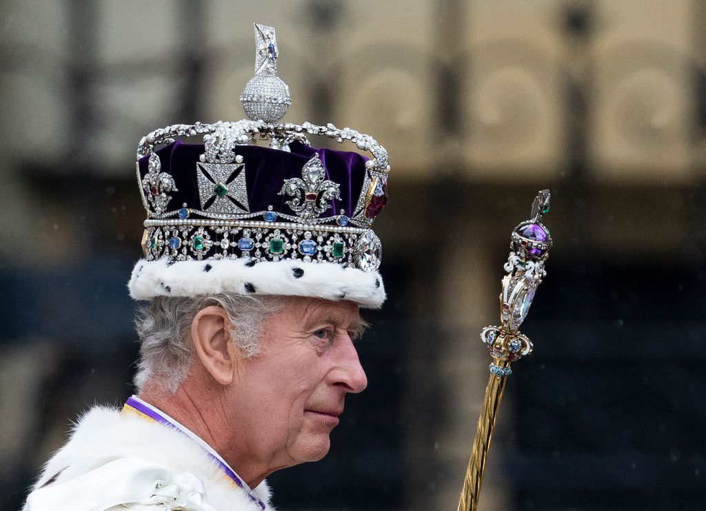 King Charles at Westminster Abbey 