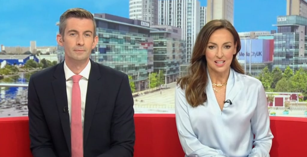 Ben Thompson and Sally Nugent on BBC Breakfast