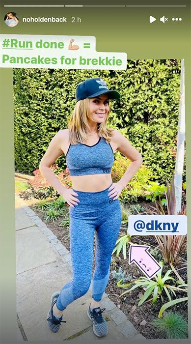 Amanda Holden wows fans in tiny crop top and leggings for stunning