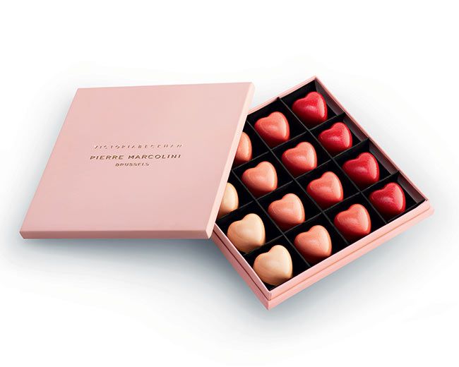 Victoria Beckham Pierre Marcolini chocolates