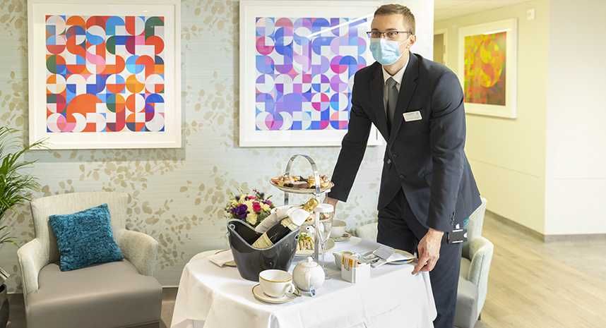 Afternoon tea and Champagne is on the menu at the Portland Hospital
