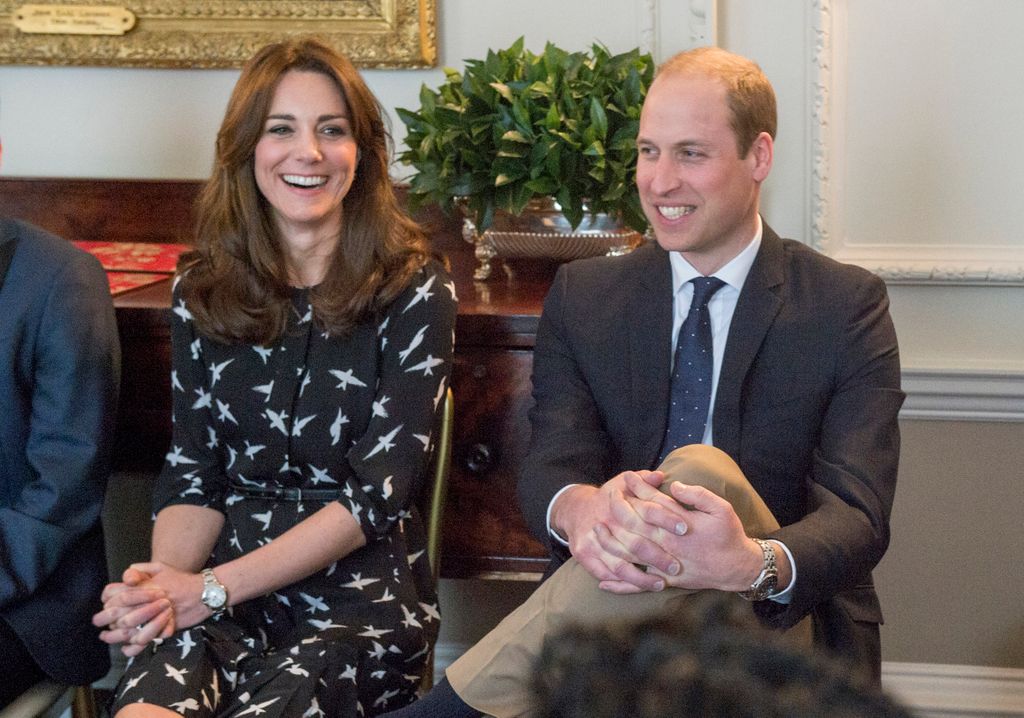 Princess Kate and Prince William sitting together