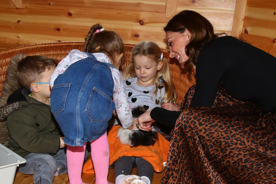 kate middleton with guinea pigs